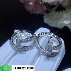 Cartier juste un clou cufflinks white gold diamonds og000177 custom jewelry (3)
