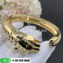 Cartier panthere de cartier bracelet 18k yellow gold n6033402 custom jewelry coral (2)