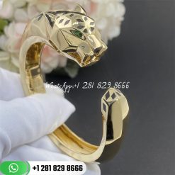 Cartier panthere de cartier bracelet 18k yellow gold n6033402 custom jewelry coral (3)