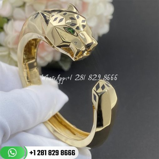 Cartier panthere de cartier bracelet 18k yellow gold n6033402 custom jewelry coral (3)