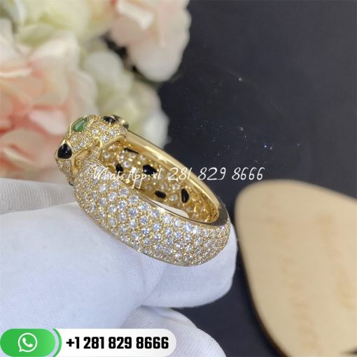 Cartier panthere de cartier ring yellow gold n4767700 custom jewelry coral (1)