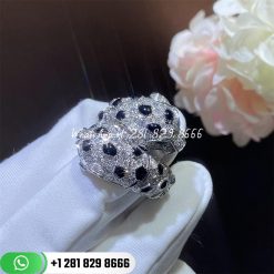 Cartier panthere de cartier ring white gold n4781000 custom jewelry (4)