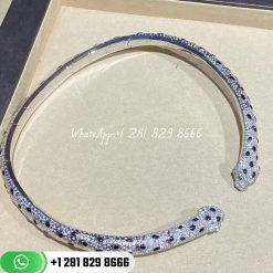 Cartier panthere de cartier torque necklace articulated paved n7424435 custom jewelry (3)