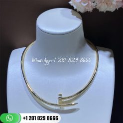 Cartier juste un clou collar necklace medium model yellow gold n7424165 custom jewelry (4)
