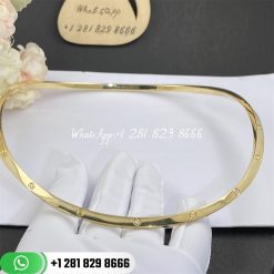 Cartier love necklace yellow gold diamond collar n7424355 custom jewelry (1)