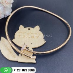 Cartier juste un clou collar necklace large model rose gold diamonds n7424243 custom jewelry (2)