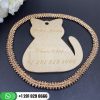 Cartier clash de cartier necklace double row rose gold n7424462 custom jewelry coral (1)