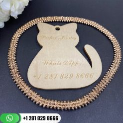 Cartier clash de cartier necklace double row rose gold n7424462 custom jewelry coral (1)