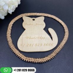 Cartier clash de cartier necklace double row rose gold n7424462 custom jewelry coral (4)
