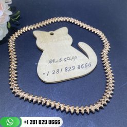 Clash de cartier necklace flexible medium model rose gold n7424407 custom jewelry (1)