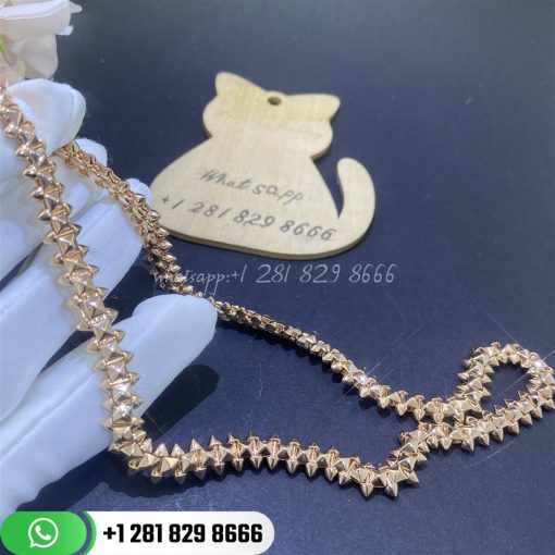 Clash de cartier necklace flexible medium model rose gold n7424407 custom jewelry (3)