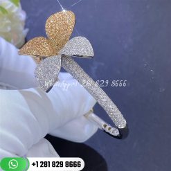 Pasquale bruni giardini segreti bracelet in 18k white and rose gold custom jewelry coral (2)