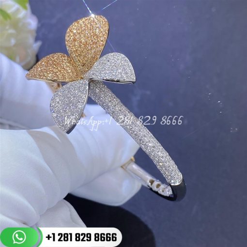 Pasquale bruni giardini segreti bracelet in 18k white and rose gold custom jewelry coral (2)