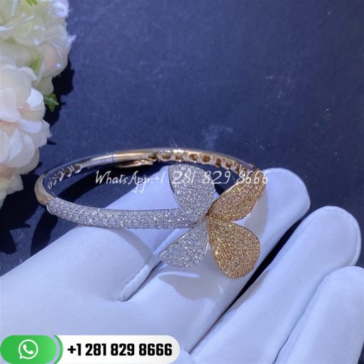 Pasquale bruni giardini segreti bracelet in 18k white and rose gold custom jewelry coral (5)