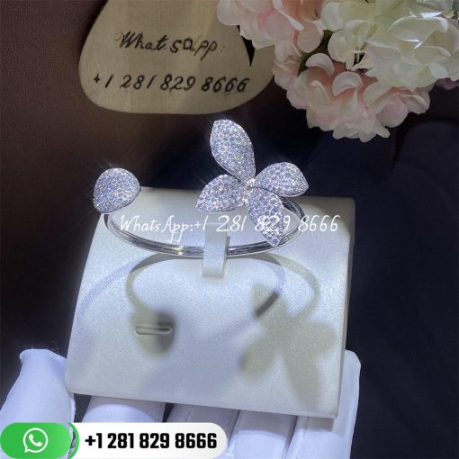 Pasquale bruni giardini segreti bracelet in 18k white gold with diamonds custom jewelry (2)