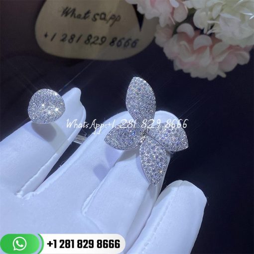 Pasquale bruni giardini segreti bracelet in 18k white gold with diamonds custom jewelry (5)
