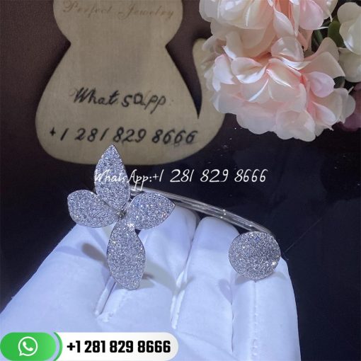 Pasquale bruni giardini segreti bracelet in 18k white gold with diamonds custom jewelry (9)