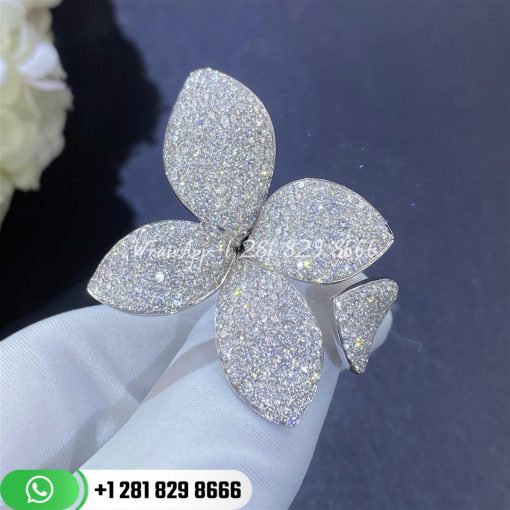 Pasquale bruni giardini segreti ring five leaves medium flower ring custom jewelry (2)