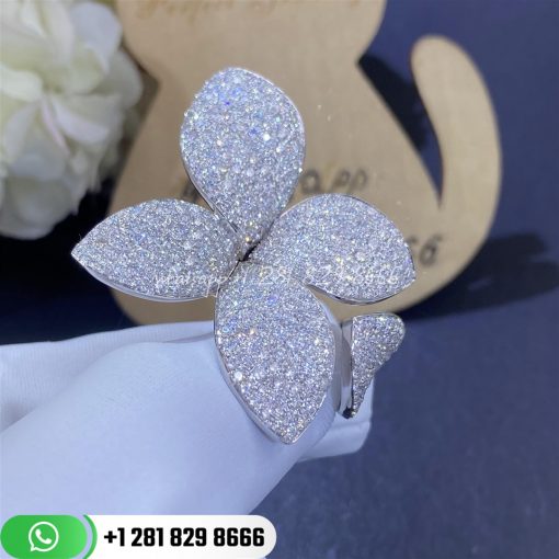 Pasquale bruni giardini segreti ring five leaves medium flower ring custom jewelry (7)