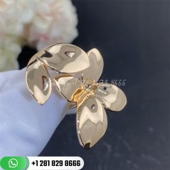 Pasquale bruni giardini segreti five leaves flower ring in 18k rose gold custom jewelry coral (4)